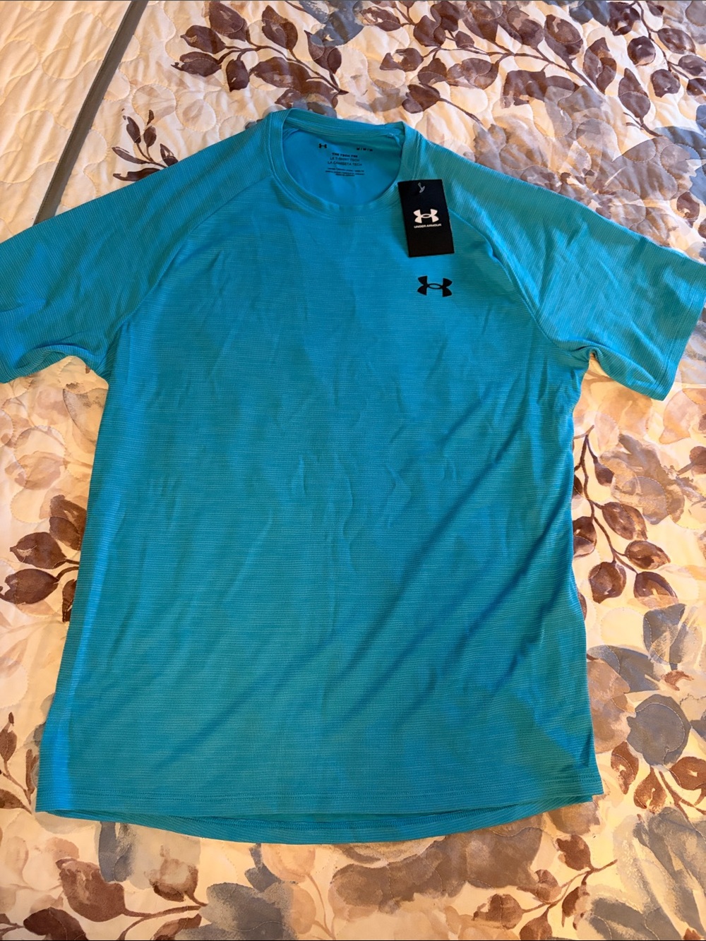 Under Armour Turquoise Short-Sleeve Performance Tee